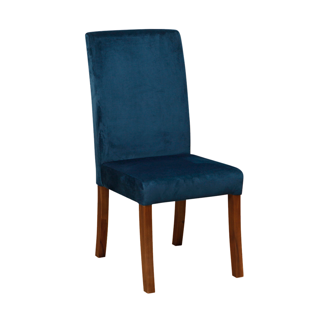 WAX - Chair - Washed antic and Dark blue cover