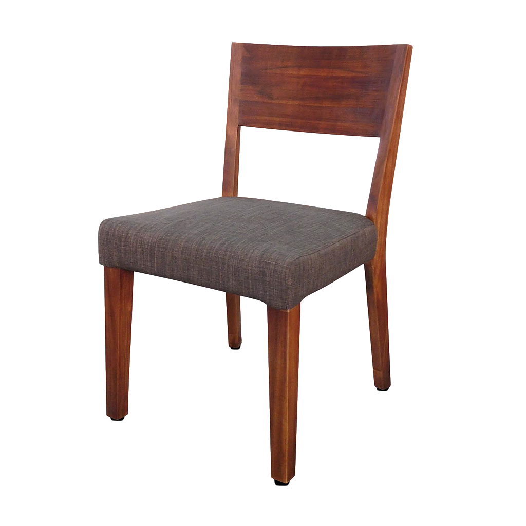 VAL - Dining chair - Washed antic and Dark grey cover