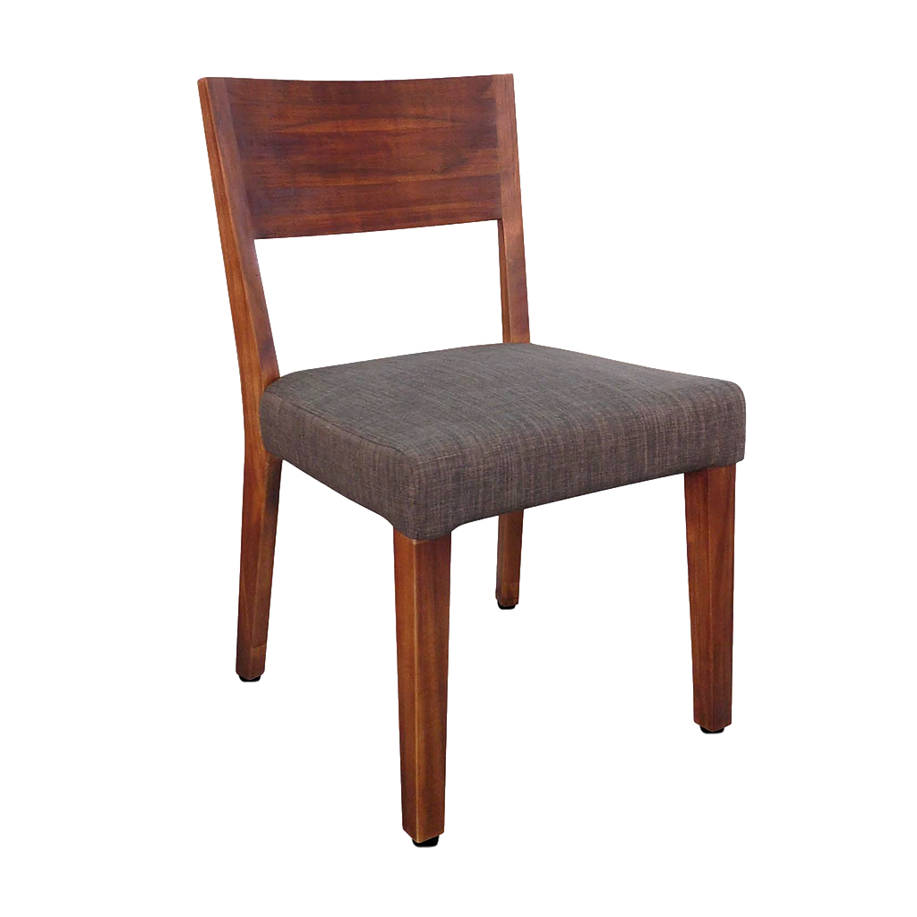 VAL - Dining chair - Washed antic and Dark grey cover