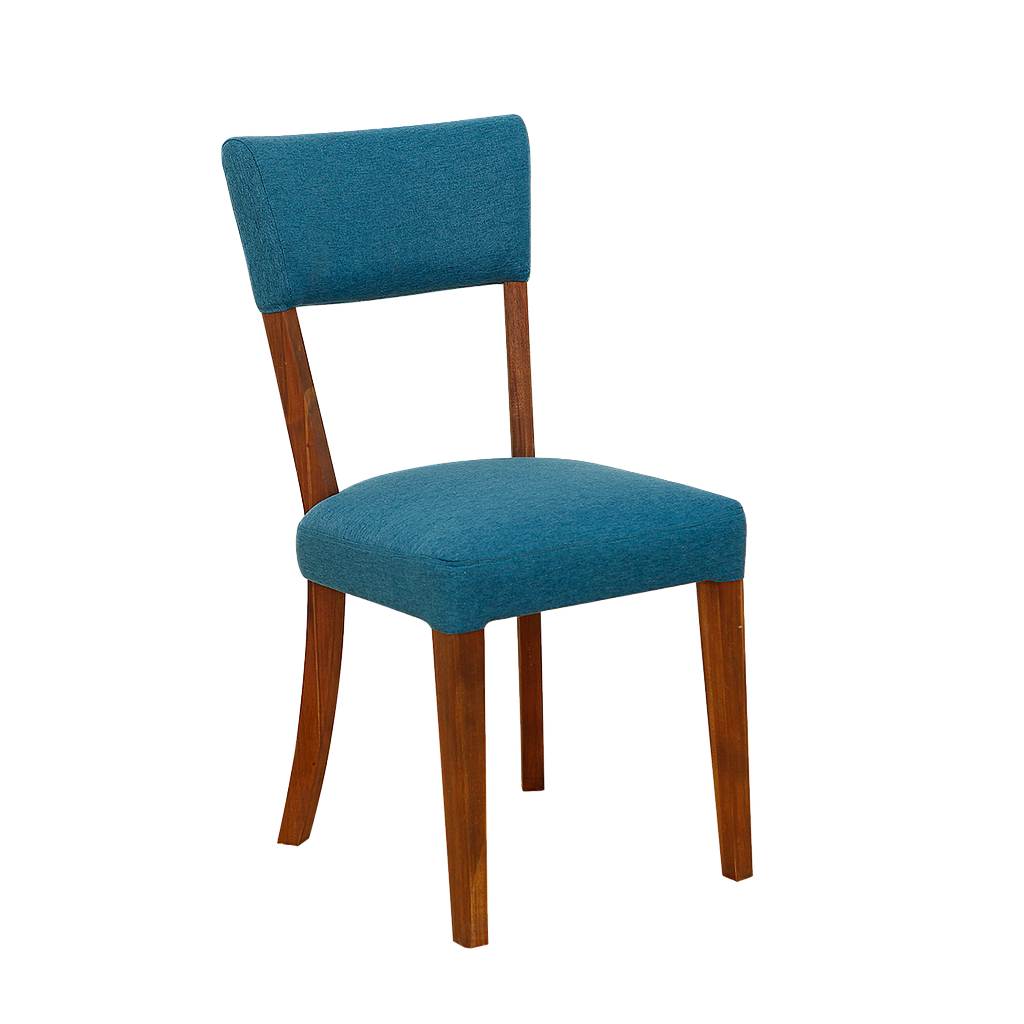 BLOIS - Chair - Washed antic and Light blue cover
