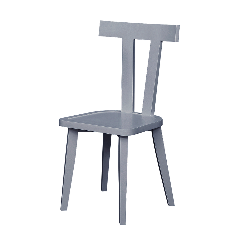 OXANA - Wooden chair - Pearl grey