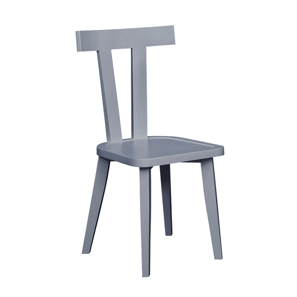 OXANA - Wooden chair - Pearl grey