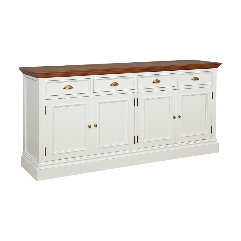 OTTAR - Sideboard L177 - Brocante white and Washed antic