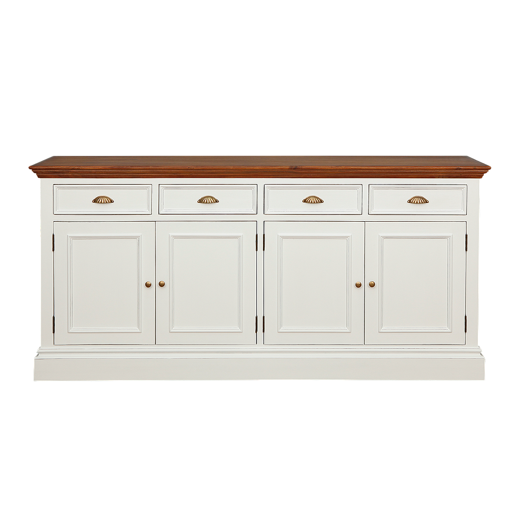 OTTAR - Sideboard L177 - Brocante white and Washed antic