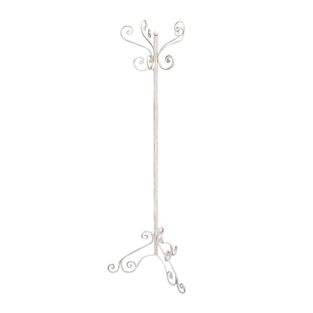 BOURGOGNE - Coat stand H190 - Patina white