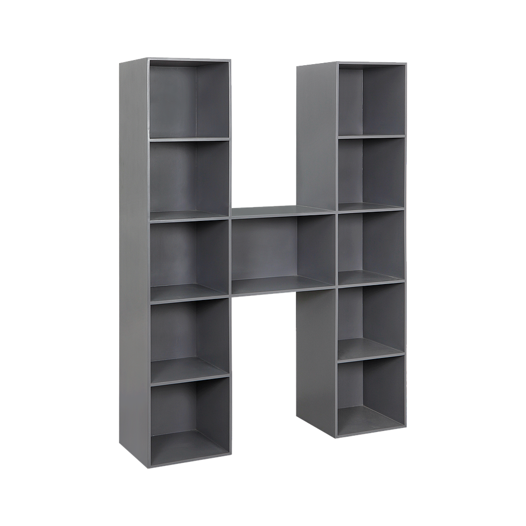 ALPHABET - Bookcase L124 x H165 - Pearl grey