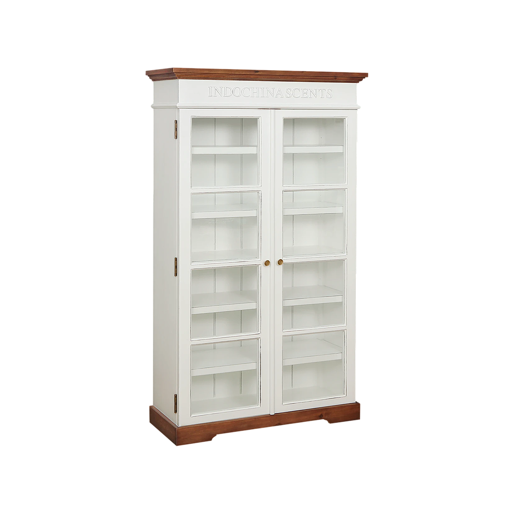 SCENTS - Cabinet L90 x H157 - Brocante white and Washed antic