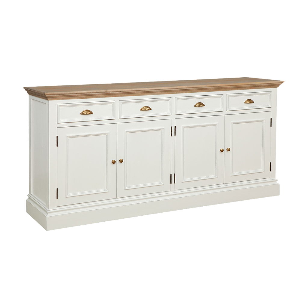 OTTAR - Sideboard L177 - Brocante white and Toffee
