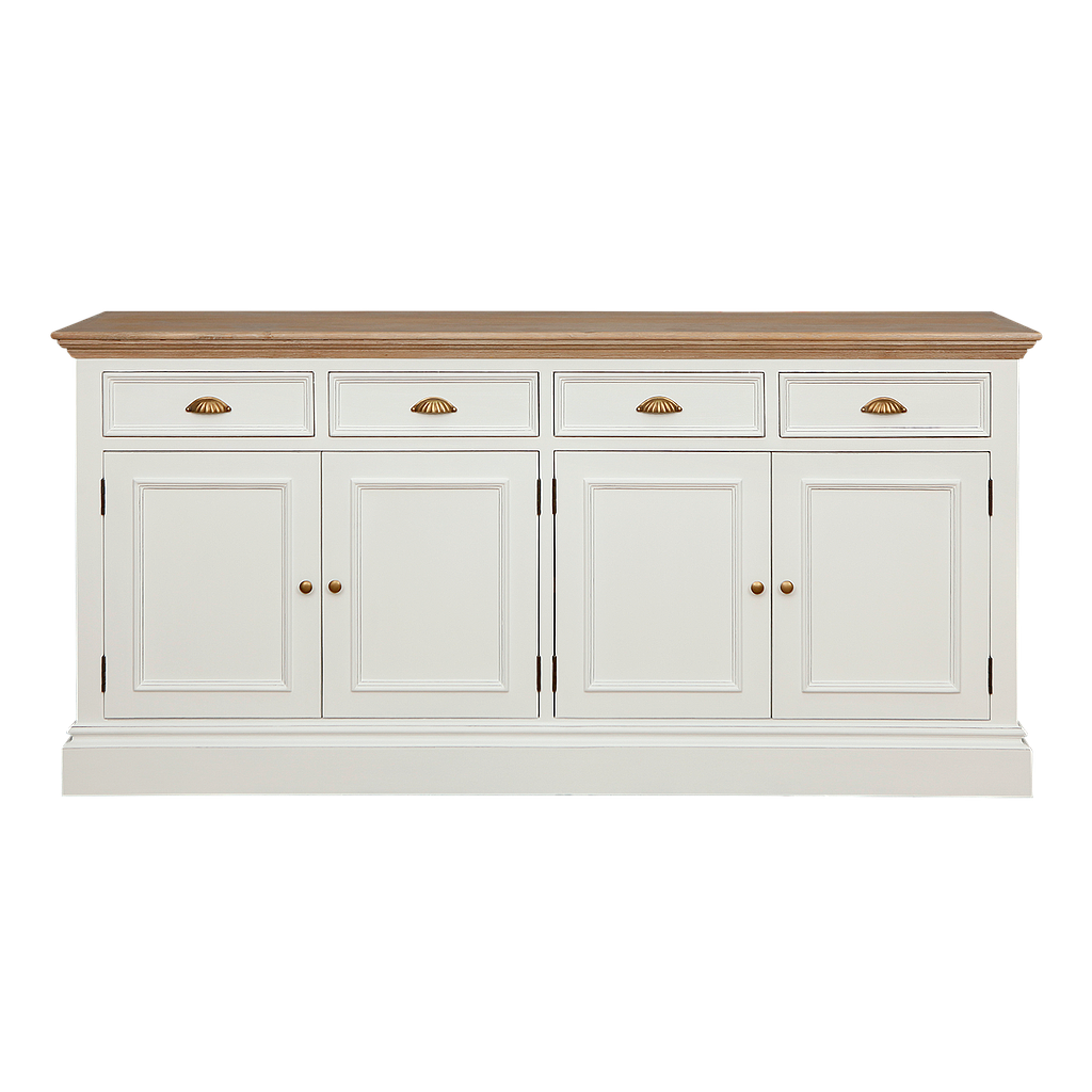 OTTAR - Sideboard L177 - Brocante white and Toffee