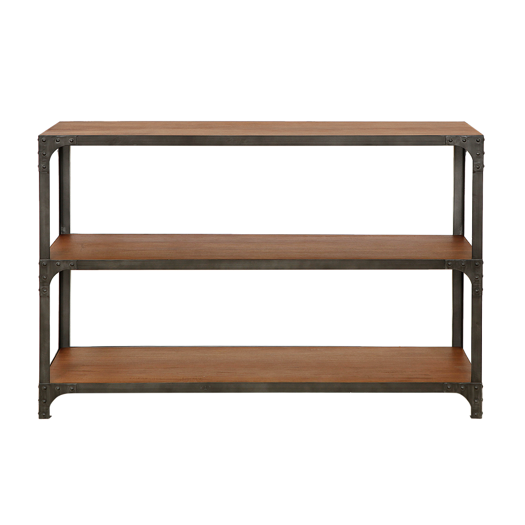 MANHATTAN - Console table L120 - Vintage anthracite and Washed antic