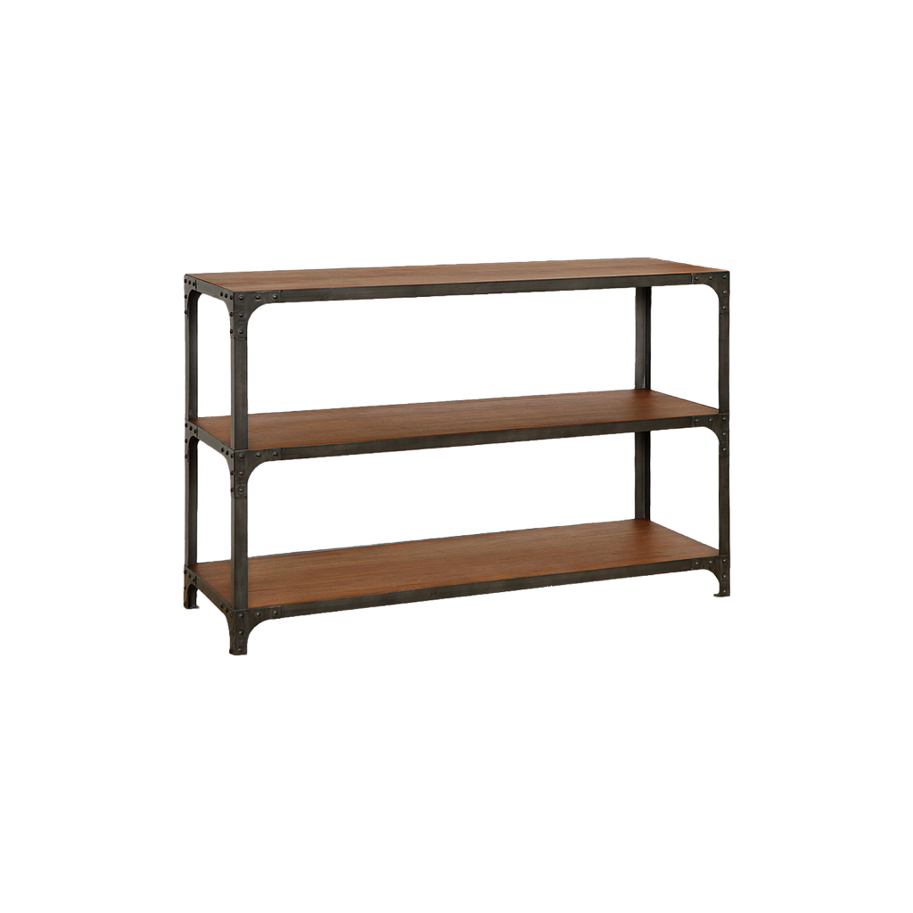 MANHATTAN - Console table L120 - Vintage anthracite and Washed antic