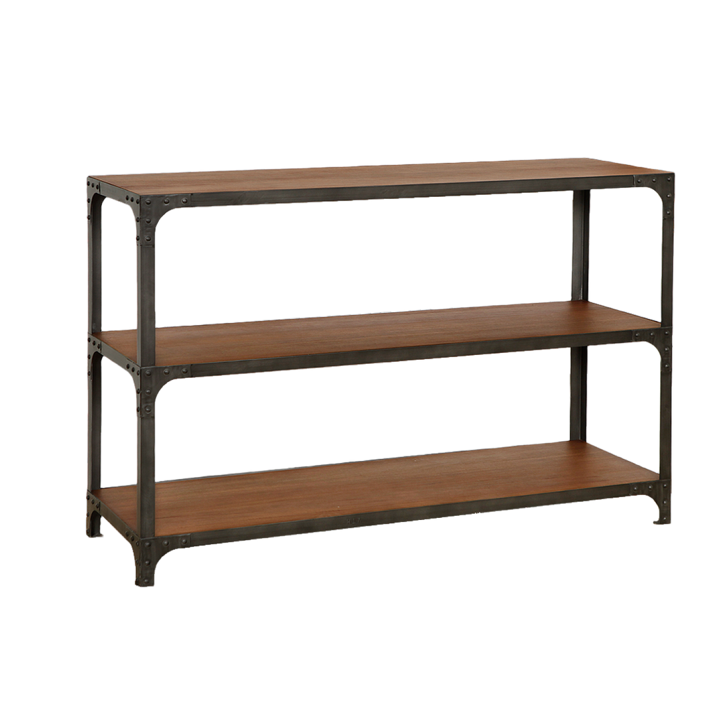MANHATTAN - Console table L120 - Vintage anthracite and Washed antic