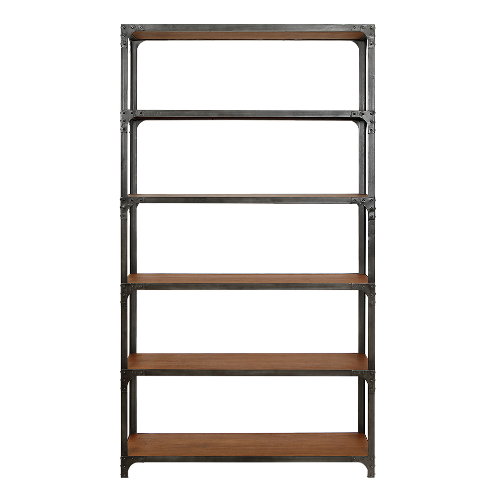 MANHATTAN - Shelf L110 x H204 - Vintage anthracite and Washed antic