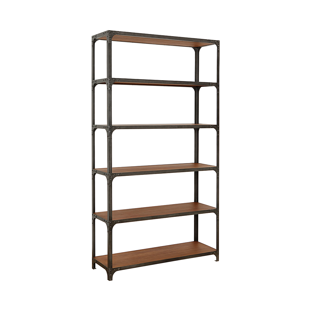 MANHATTAN - Shelf L110 x H204 - Vintage anthracite and Washed antic