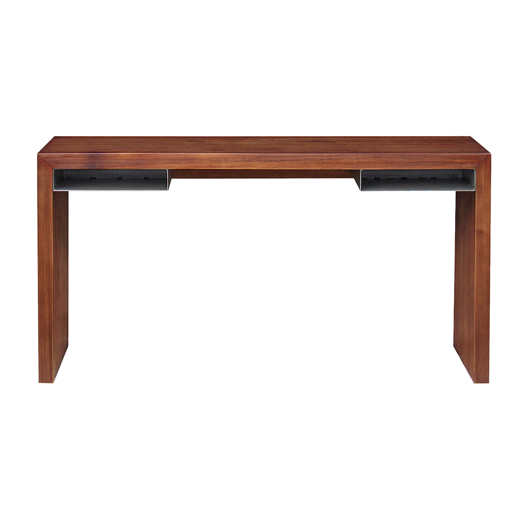 JOEN - Desk L140 x W65 - Washed antic and Vintage silver