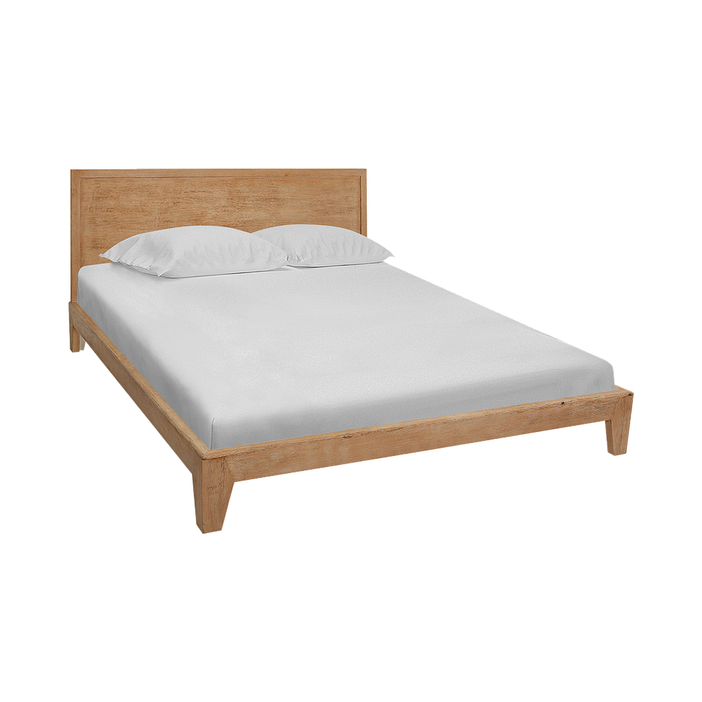 KELSEY - Queen size bed 160x200 - Toffee