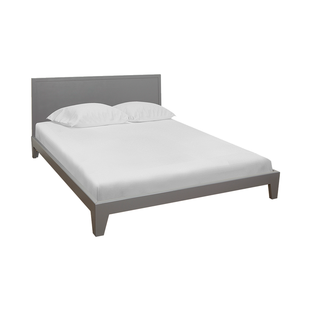 KELSEY - Queen size bed 160x200 - Pearl grey