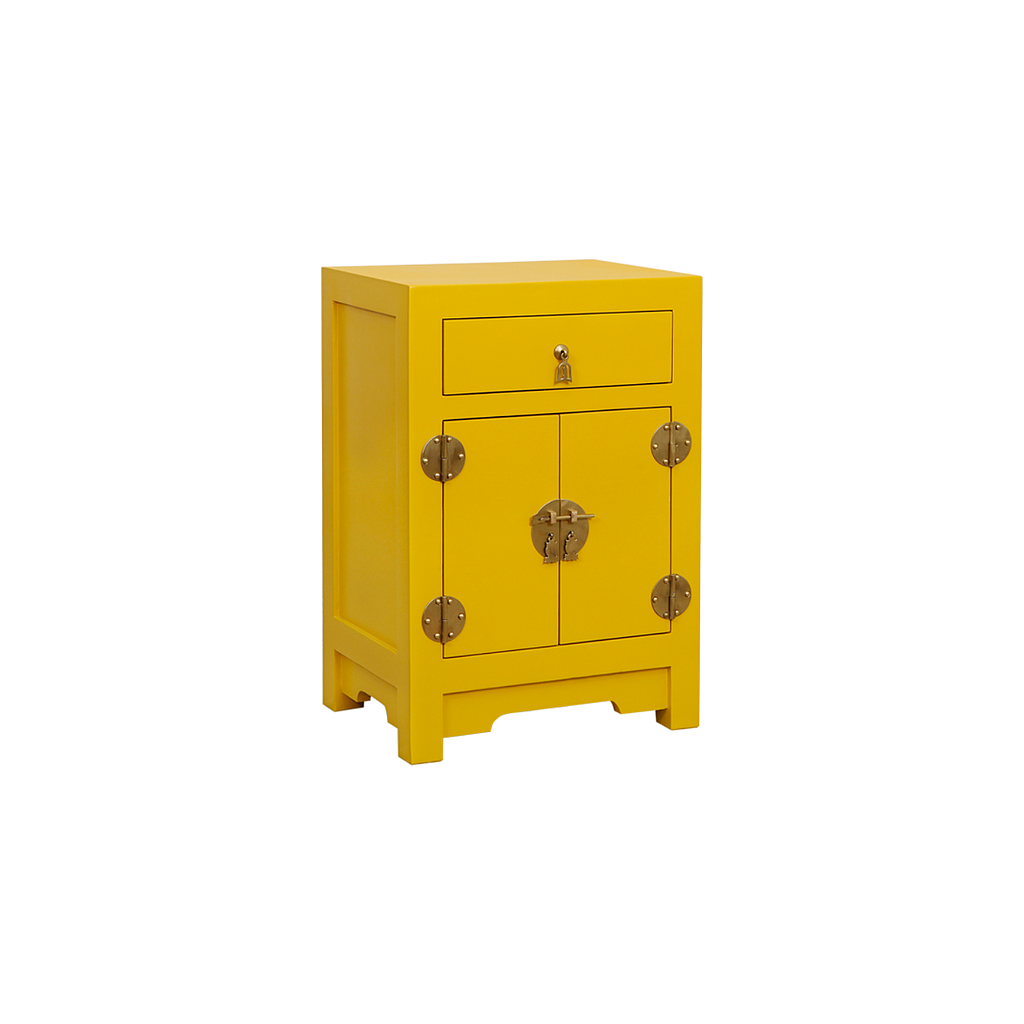 XIAN - Bedside table H62 - Pineapple yellow