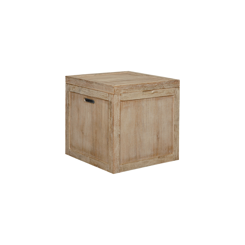 DION - Chest L55 x W55 - Whitened acacia