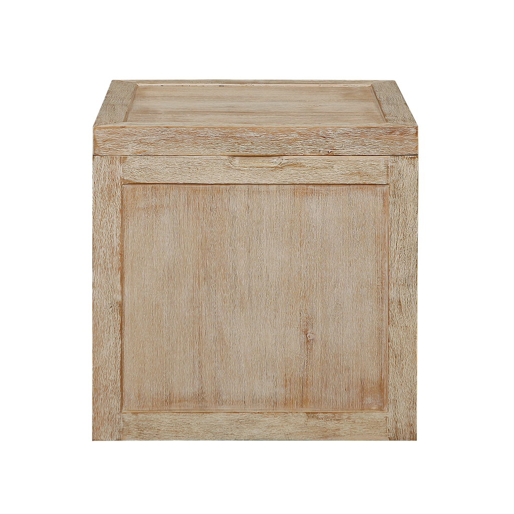 DION - Chest L55 x W55 - Whitened acacia