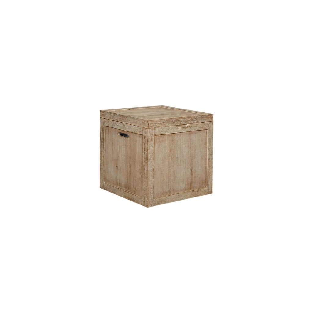 DION - Chest L55 x W55 - Whitened acacia