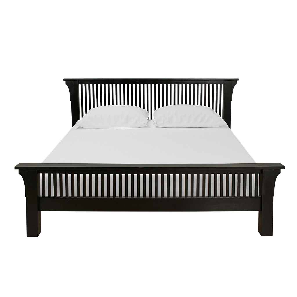 YANNIS - King size bed 180x200 - Black
