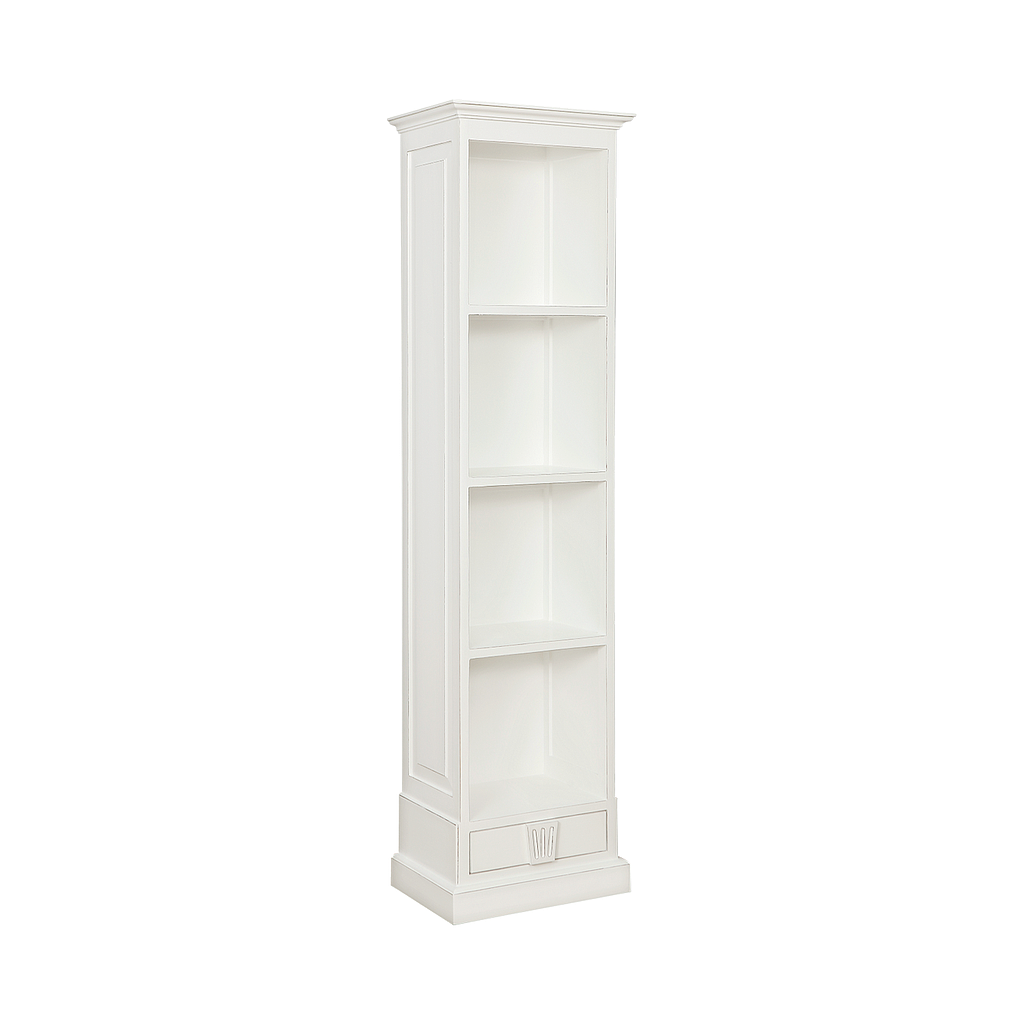 TESS - Bookcase L50 x H192 - Brocante white