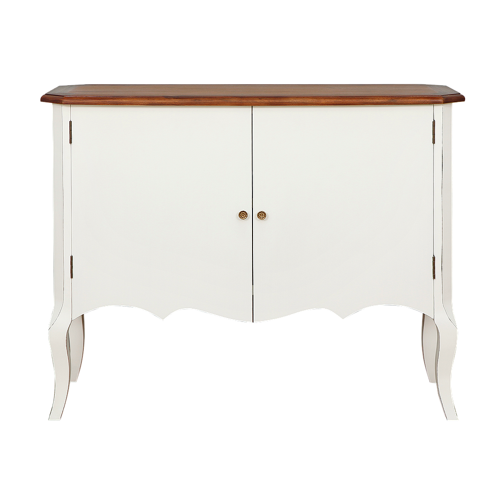 ELODIE - Sideboard L120 - Brocante white and Washed antic