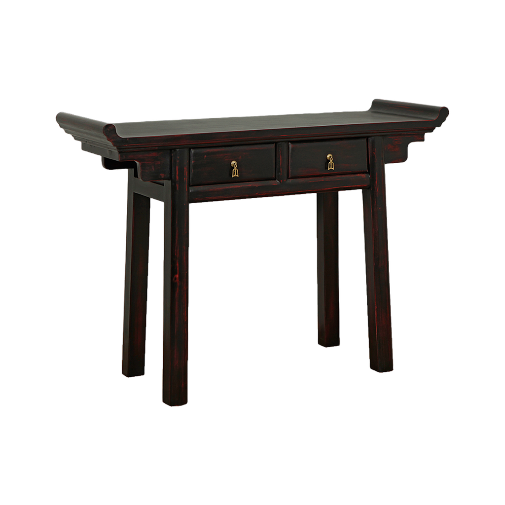 NANKIN - Console table L120 - Shabby black