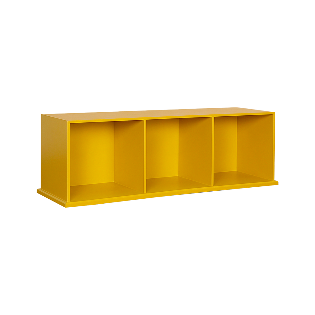 LUKE - Stackable storage box L123 - Pineapple yellow