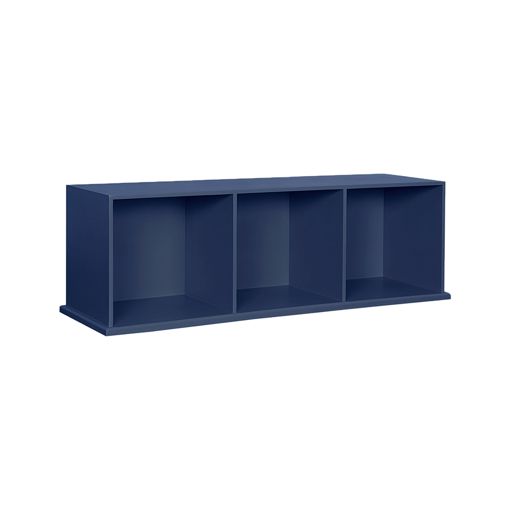 LUKE - Stackable storage box L123 - Navy blue