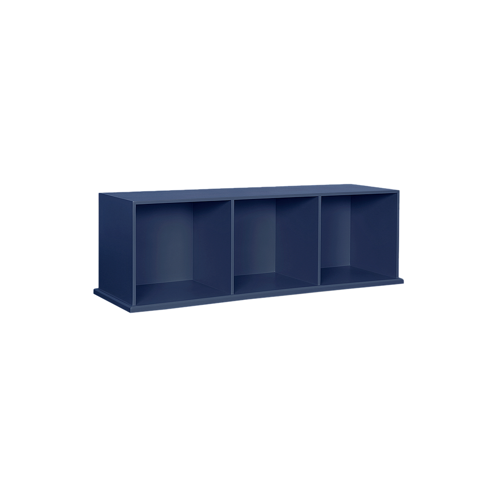 LUKE - Stackable storage Box L123 - Navy blue