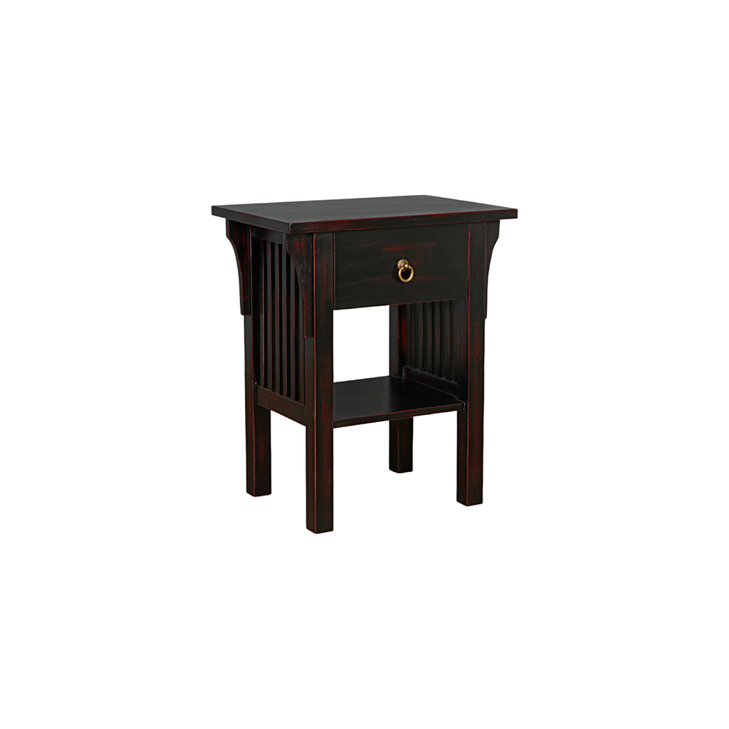 YANNIS - Bedside table H60 - Shabby black