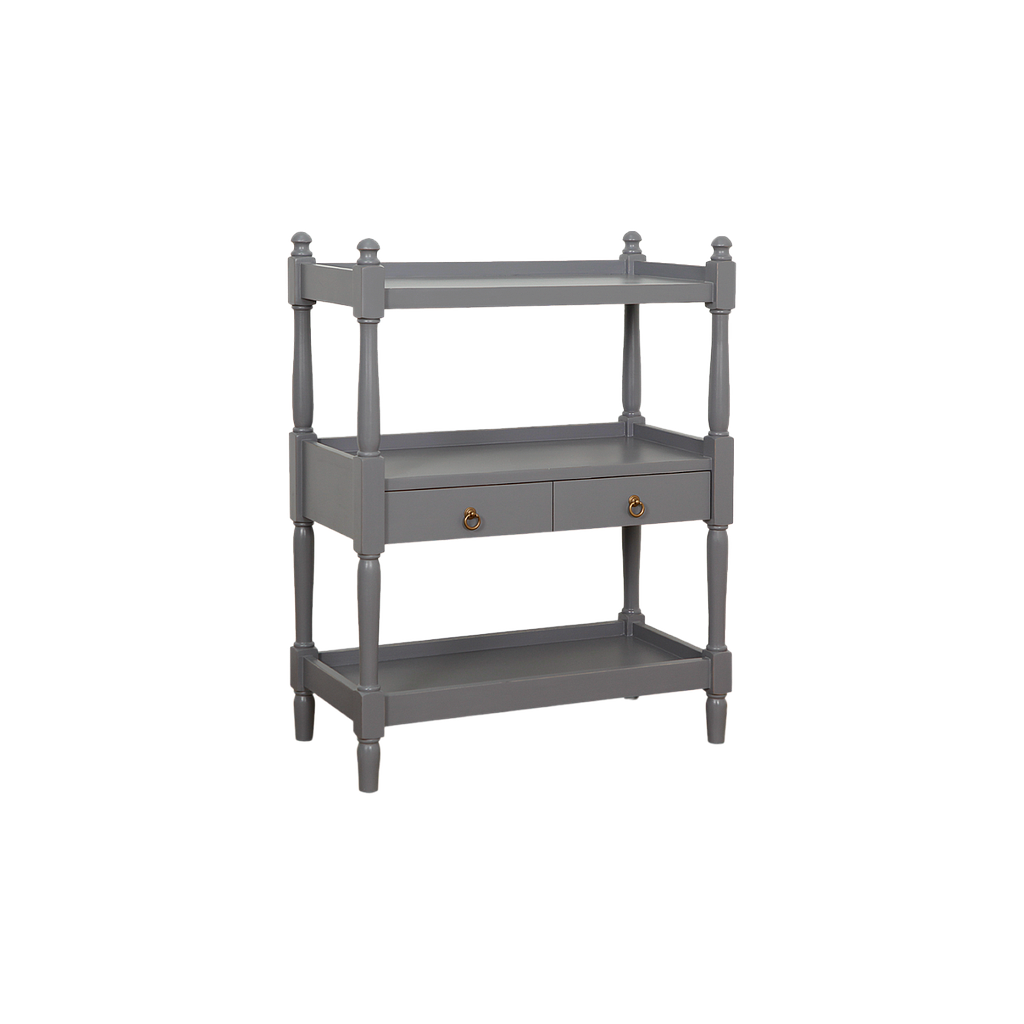 BRIANA - Kitchen storage shelf L80 - Brocante pearl grey