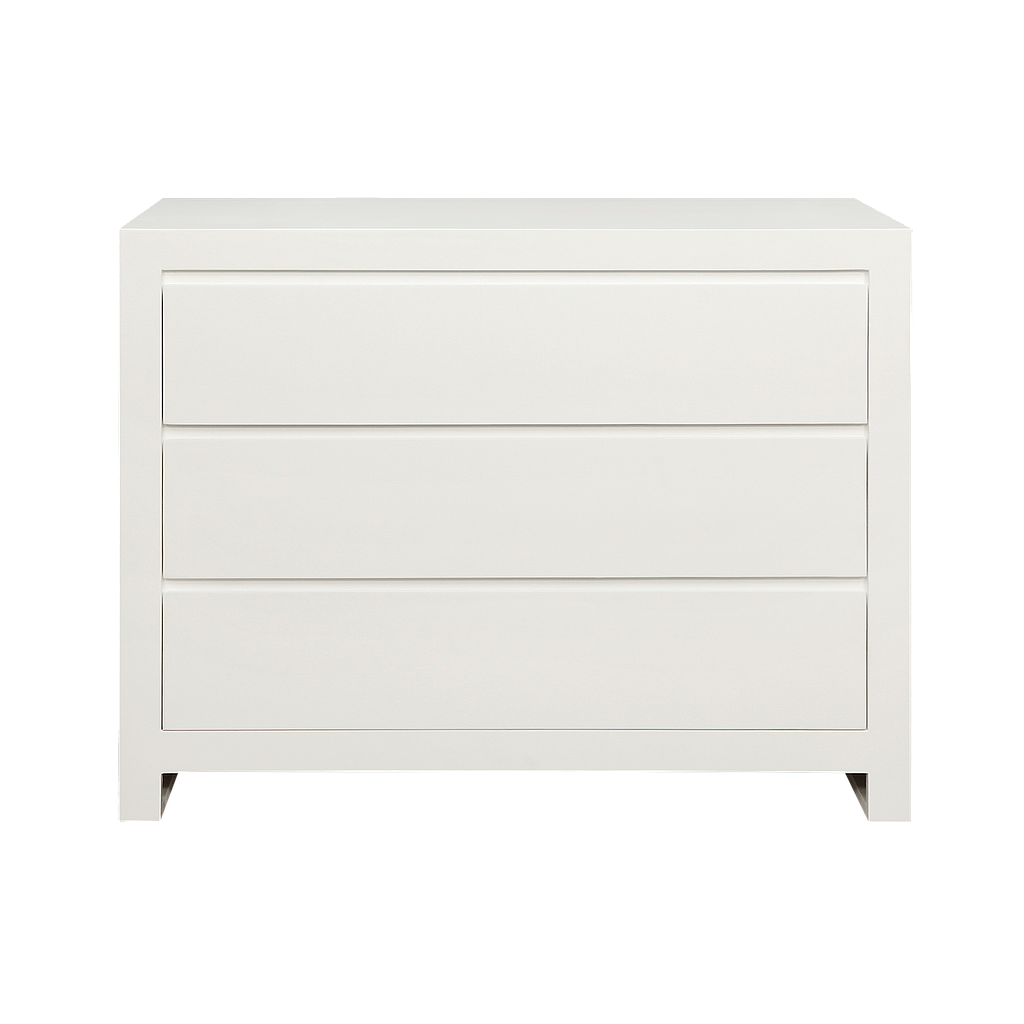 RUBEN - Chest of drawers L110 x H85 - White