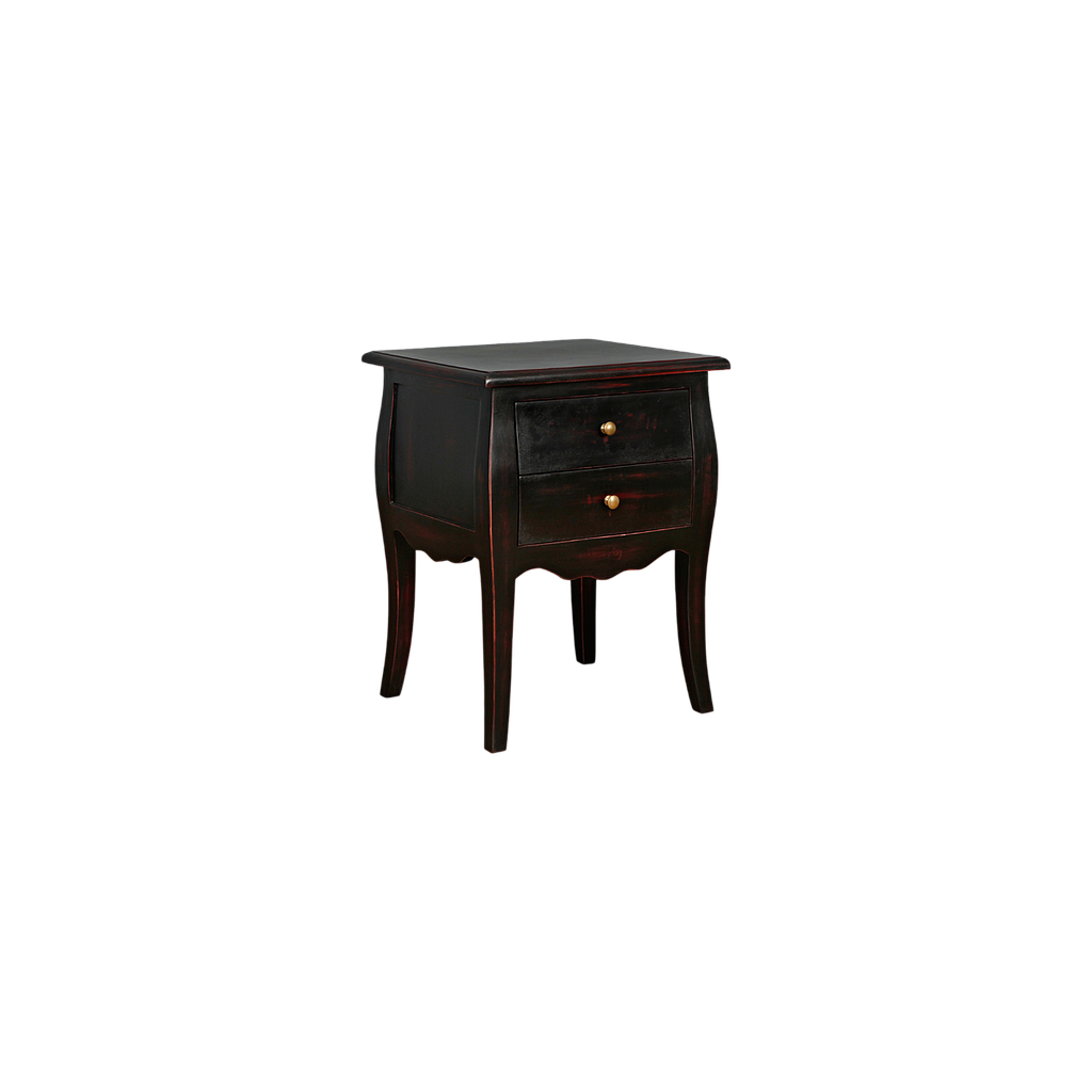 FLORIE - Bedside table H65 - Shabby black