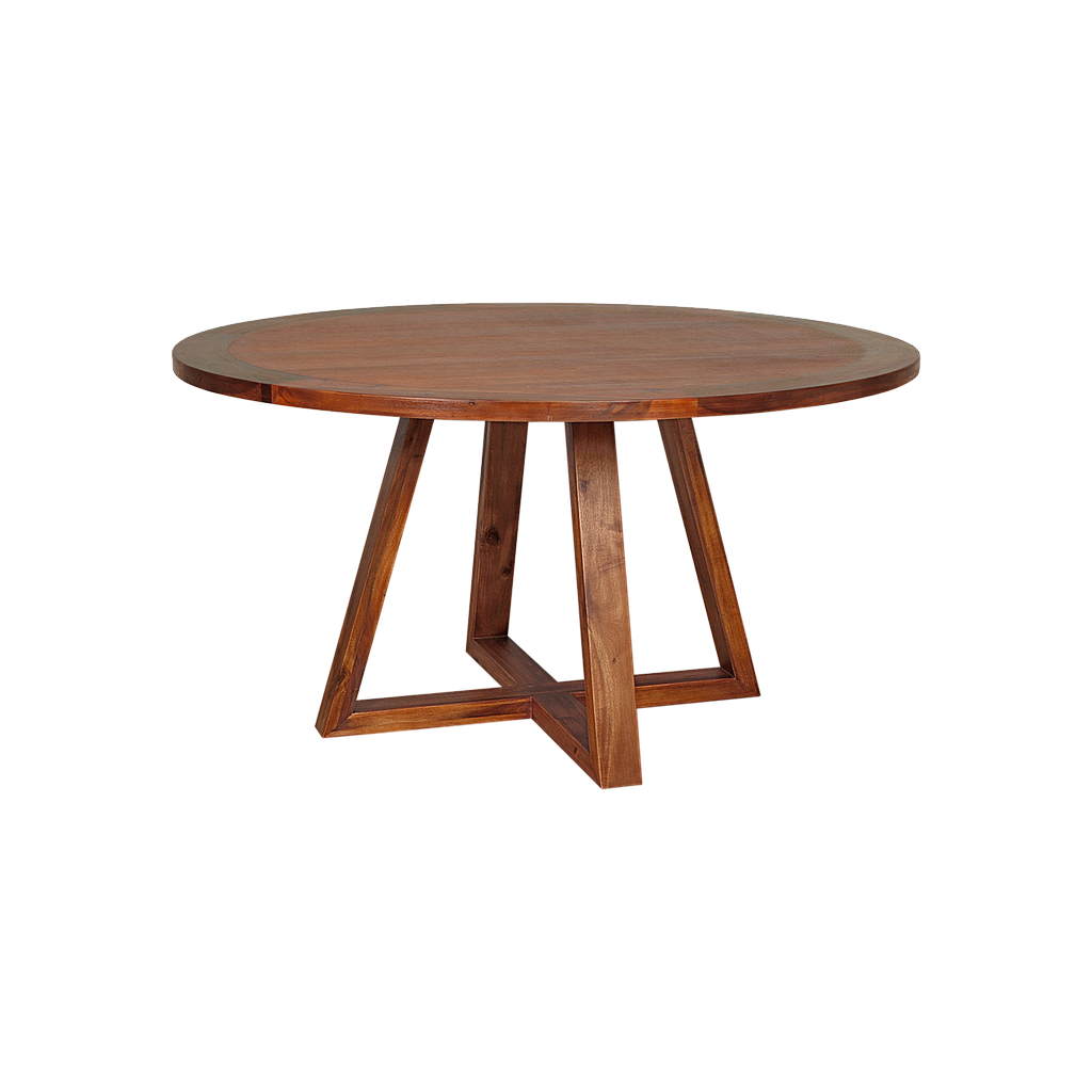 MICHA - Dining table Diam.140 - Washed antic