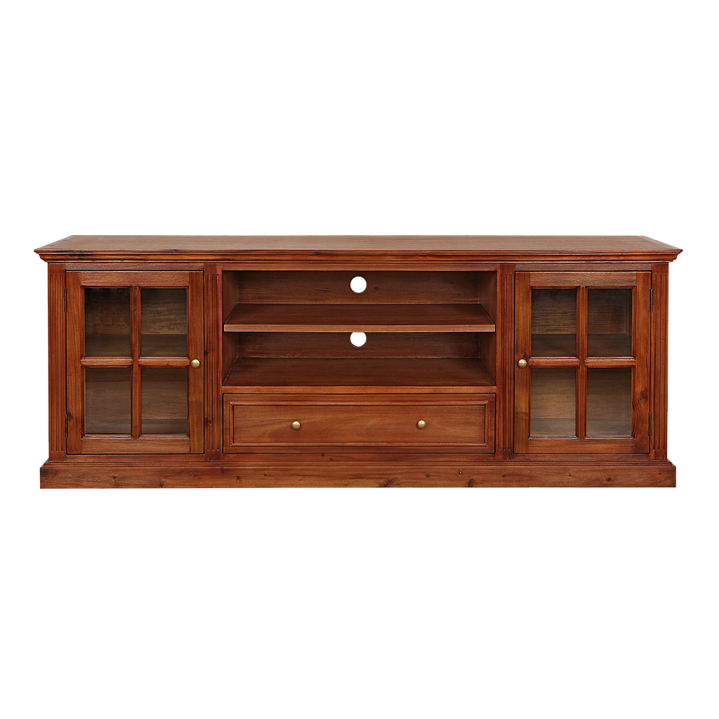 JERZY - TV stand L180 - Washed antic