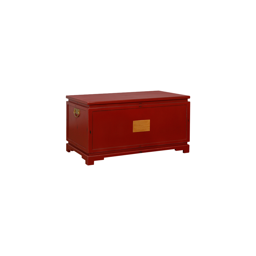 NANKIN - Chest L90 x W50 - Patina chinese red