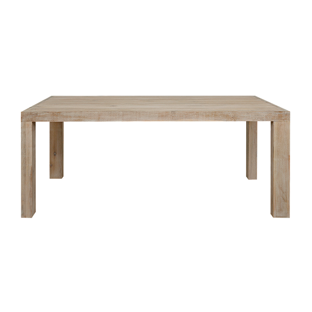 CAYE - Dining table L180 x W100 - Whitened acacia
