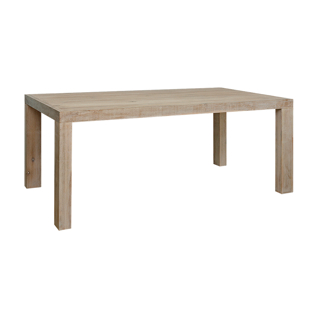 CAYE - Dining table L180 x W100 - Whitened acacia