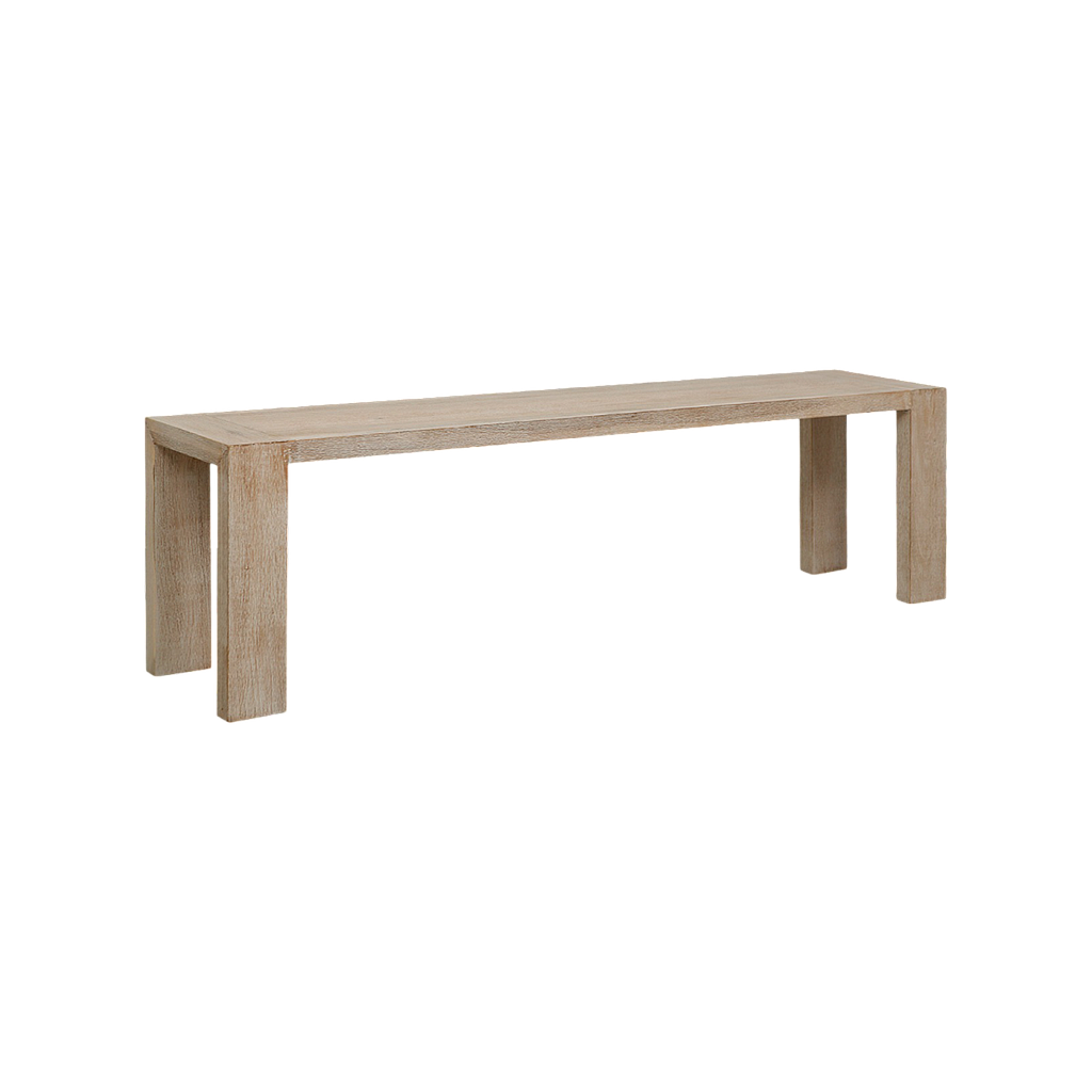 ELIO - Bench L155 - Whitened acacia