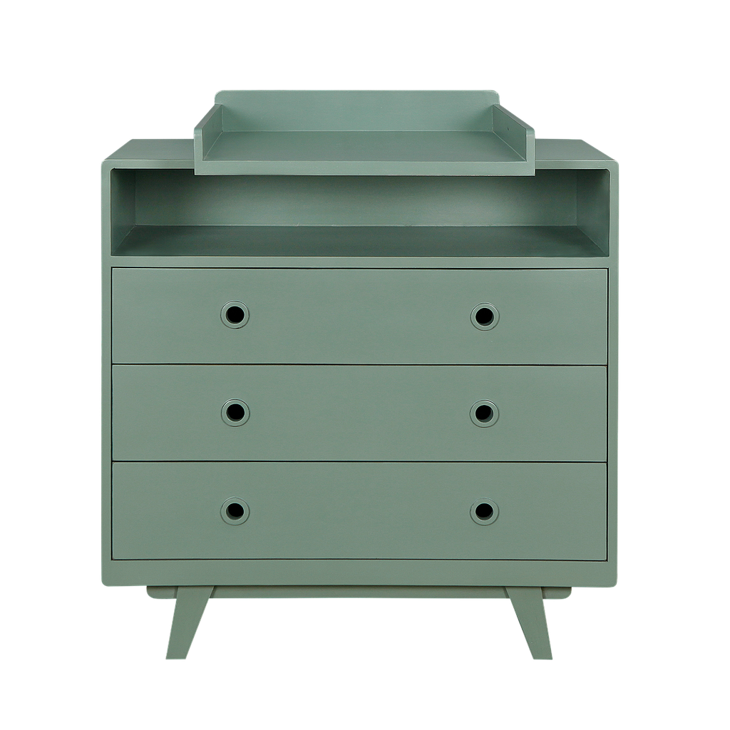LAURA - Chest of drawers/Changing table L90 - Mint