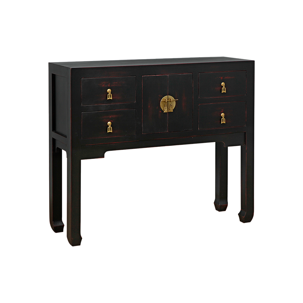 XIAN - Console table L100 - Shabby black