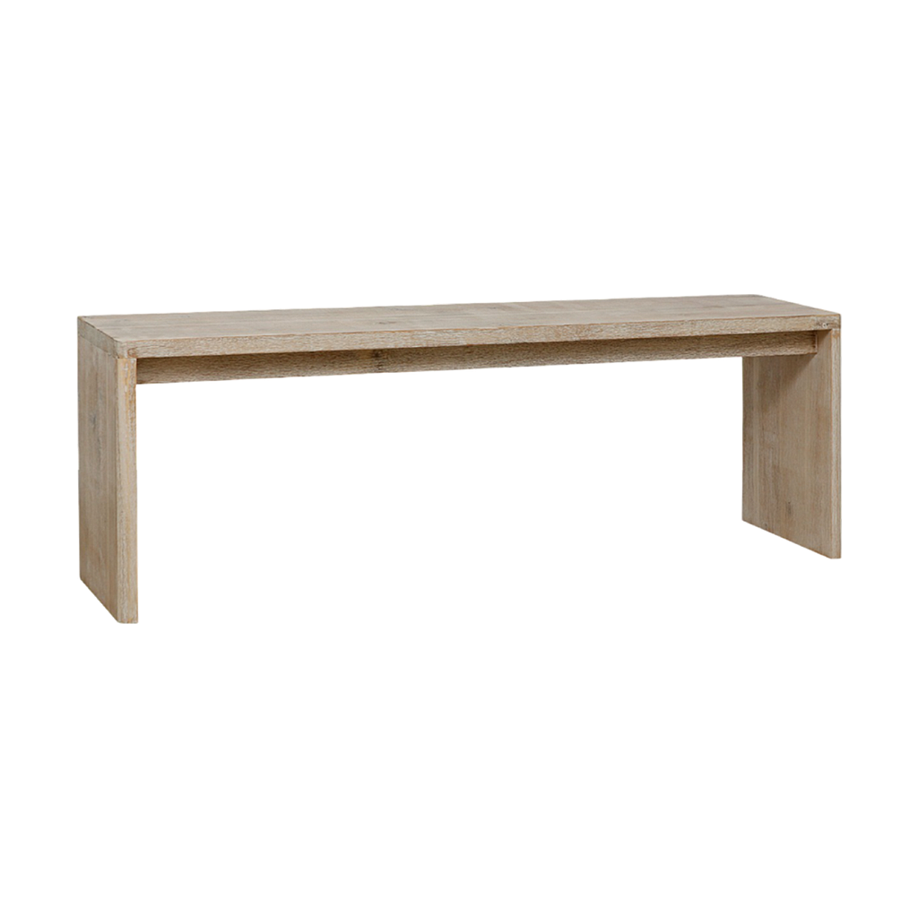 FLINTH - Bench L130 - Whitened acacia