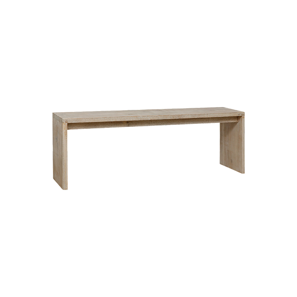 FLINTH - Bench L130 - Whitened acacia