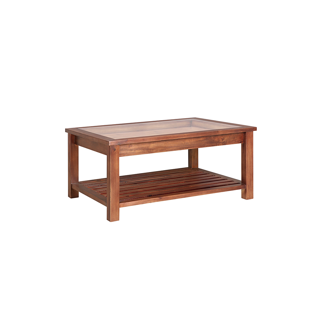 BOLTON - Coffee table - L100 x W75 - Washed antic
