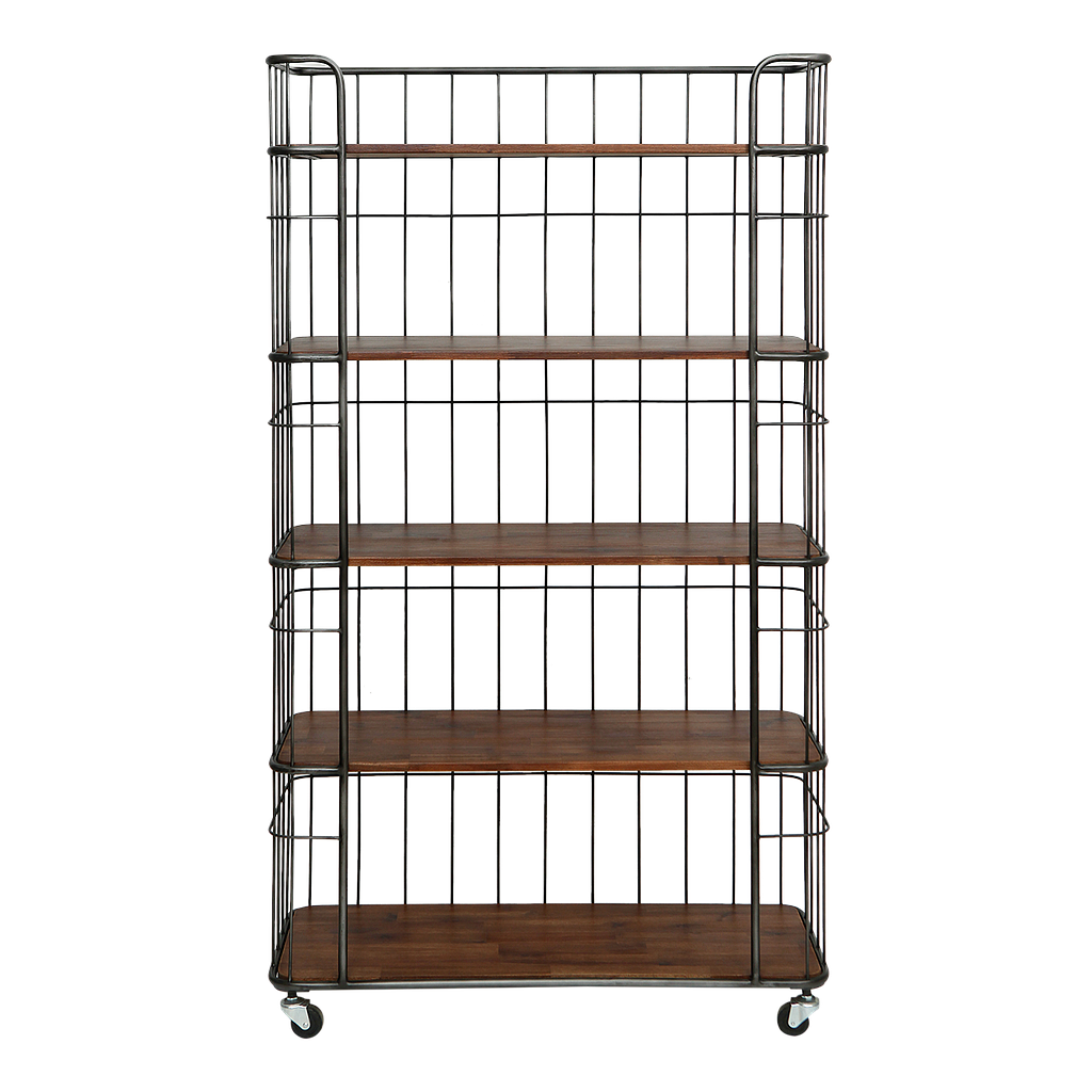 KEANE - Shelf L90 x H162 - Vintage anthracite and Washed antic