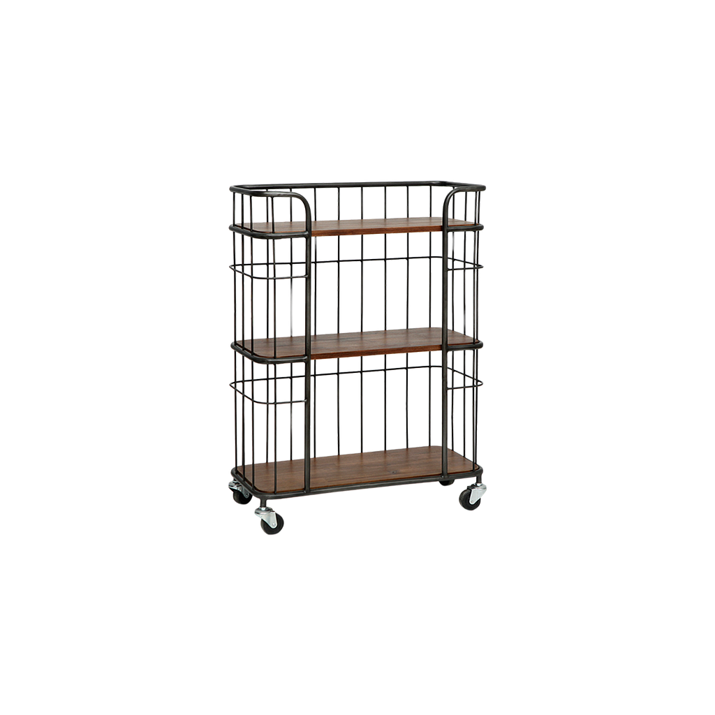 KEANE - Shelf L60 x H82 - Vintage anthracite and Washed antic