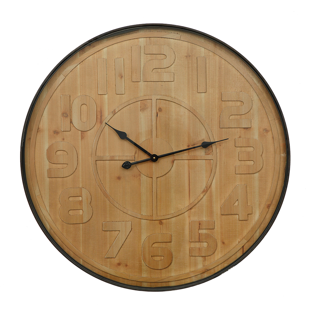 Wall Clock Diam.80 - Patina brown